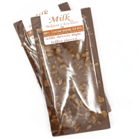 Milk Chocolate Inclusion Bar with Devon Style Toffee Pieces 100g