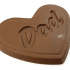 Dad Heart Shaped Chocolate Bar