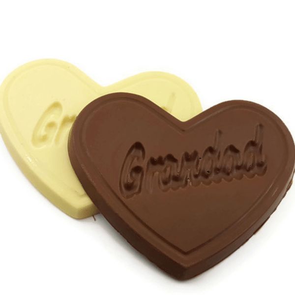 Grandad Heart Shaped Chocolate Bar