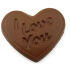 Milk Chocolate "I Love You" Heart-Shaped Bar - 95g