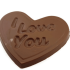 Milk Chocolate "I Love You" Heart-Shaped Bar - 95g