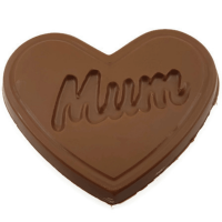 Mum Heart-Shaped Chocolate Bar - Milk