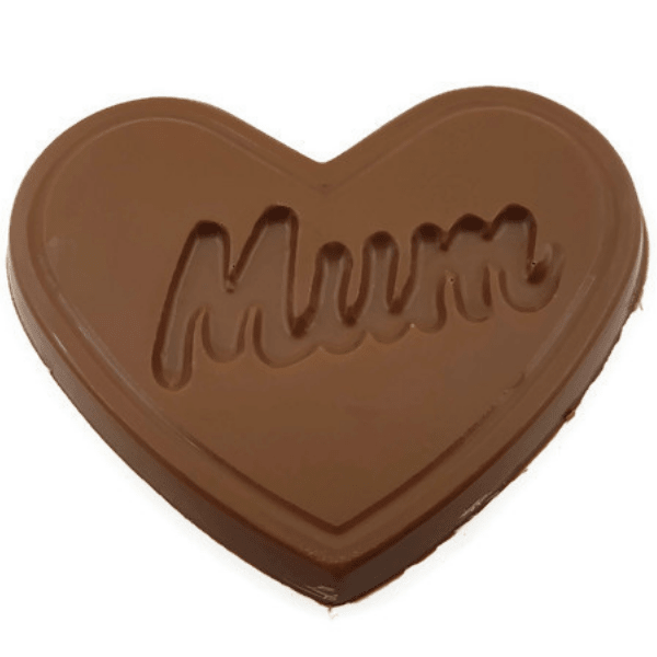 Mum Heart-Shaped Chocolate Bar - Milk