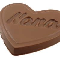 Nana Heart-Shaped Chocolate Bar - Milk Nana Heart-Shaped Chocolate Bar - Milk