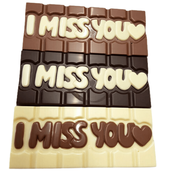 I Miss You Chocolate Bar