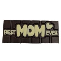 Best MOM Ever Chocolate Bar – Dark Chocolate with White Writing