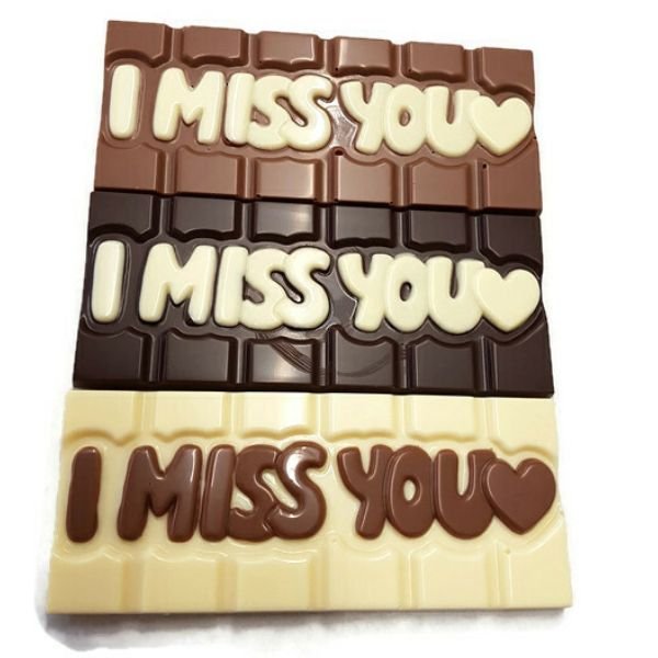 I Miss You Chocolate Bar