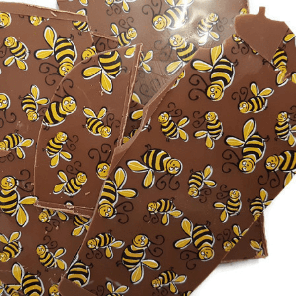 Chocolate Bark with Bees