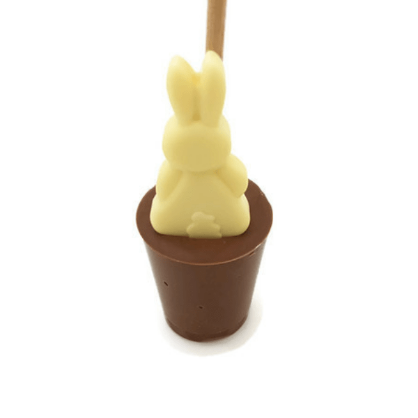 Bunny Butts Hot Chocolate Stirrer (Milk & White)