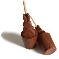 Bunny Butts Hot Chocolate Stirrer (all milk)