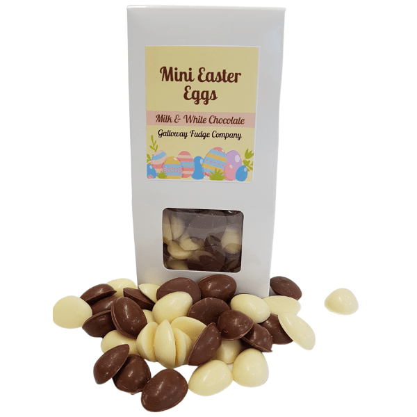Bite-sized Milk and White Chocolate Easter Eggs 65g
