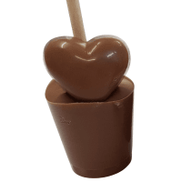 Heart Hot Chocolate Stirrer-All Milk
