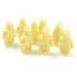White Chocolate Mini Figures ~ 8pk