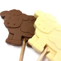 Dairy Cow Chocolate Lolly - Large