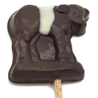 Dark Chocolate Belted Galloway Lolly