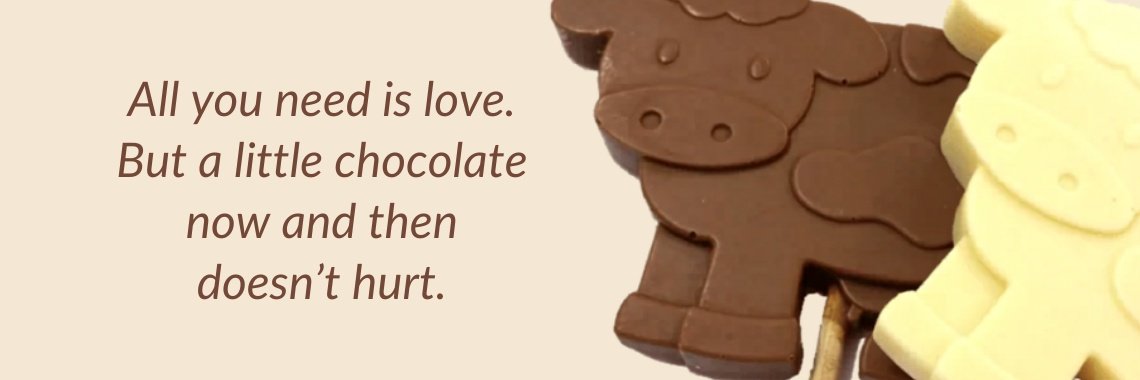Handmade Chocolate Lollies: Fun, novelty treats for all ages.