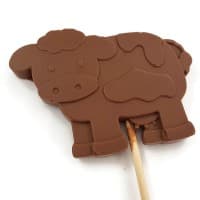 Dairy Cow Milk Chocolate Lolly - Large