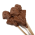 Milk chocolate pirate lollipop