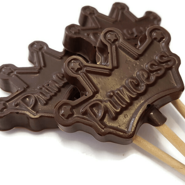 Dark Chocolate Princess Lollipop Dark chocolate princess lollipop