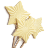 White Chocolate Star Lolly