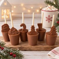 Christmas Milk Hot Chocolate Stirrer