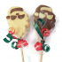Santa Face Chocolate Lolly (W)