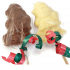 Santa with Present Chocolate Lolly (M)