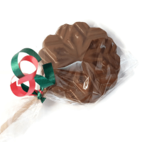 Christmas Milk Chocolate Snowflake Lolly