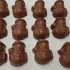Milk Solid Snowmen Belgian Chocolates