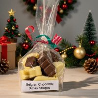 Christmas Milk & White Chocolate Shapes Bag