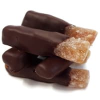 Delicious Ginger dipped in rich dark Belgian chocolate -70g