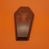 Creepy Spider Milk Chocolate Coffin Bar