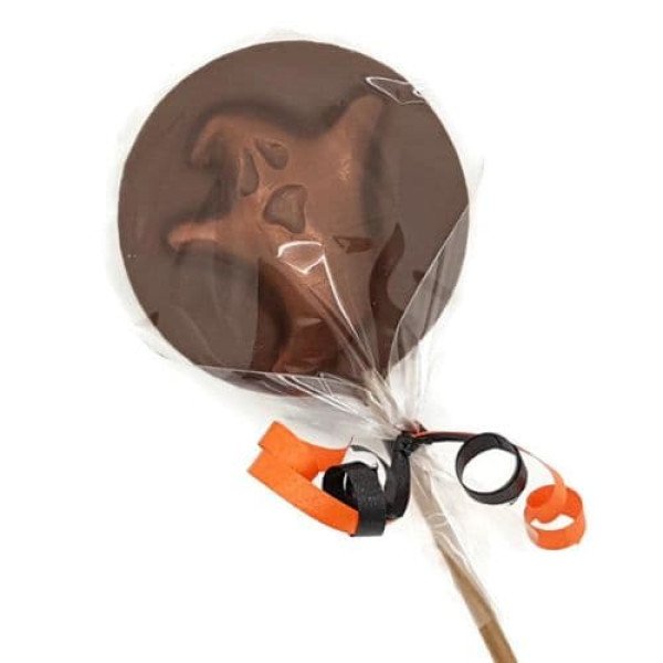 Ghost Milk Chocolate Lolly