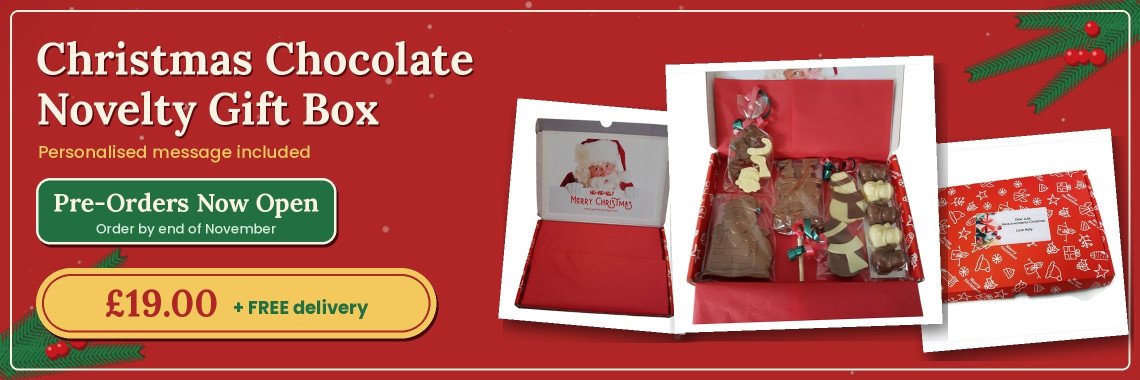 Christmas Chocolate Letterbox Gift: Festive treats by mail.